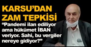 KARSU'DAN ZAM TEPKİSİ