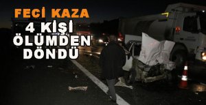 KAZA YAPAN ARAÇLAR SAVRULARAK TAMİRCİYE ÇARPTI