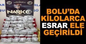 KİLOLARCA ESRAR ELE GEÇİRİLDİ