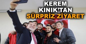 KINIK’TAN SÜRPRİZ ZİYARET