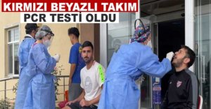 KIRMIZI BEYAZLI TAKIM PCR TESTİ OLDU