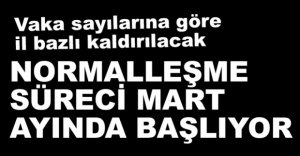 KISITLAMALAR MART AYINDA KALKIYOR