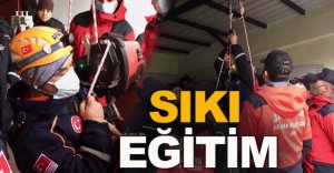 KURTARMA EKİPLERİNE SIKI EĞİTİM