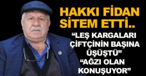 "LEŞ KARGALARI ÇİFTÇİNİN BAŞINA ÜŞÜŞTÜ"