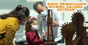 MİNİK ÖĞRENCİLER BİLİMSEL AKTİVİTELERİNE KATILDI