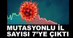 MUTASYONLU İL SAYISI 7'YE ULAŞTI