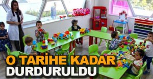 O TARİHE KADAR DURDURULDU