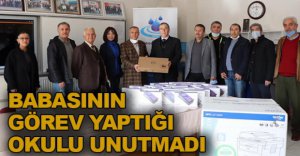 OKULA 23 TABLET VE 1 BİLGİSAYAR BAĞIŞLADI