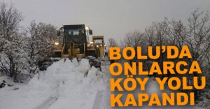 ONLARCA KÖY YOLU KAPANDI