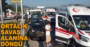 BOLU'DA ORTALIK SAVAŞ ALANINA DÖNDÜ