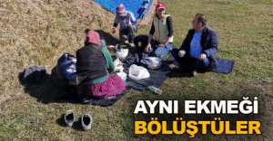 ÖZCAN ÇALIŞANLARIN SOFRASINA MİSAFİR OLDU