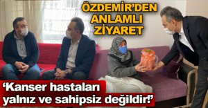 ÖZDEMİR'DEN ANLAMLI ZİYARET