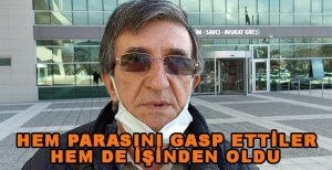 POLİSİM DİYEREK TAKSİ SÜRÜCÜSÜNÜN PARASINI GASP ETTİ İDDİASI