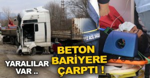 SÜRÜCÜ YOLA SAVRULDU !