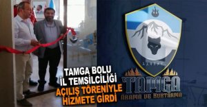 TAMGA BOLU İL TEMSİLCİLİĞİ TÖRENLE HİZMETE AÇILDI