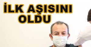 TANJU ÖZCAN İLK COVİD-19 AŞISINI OLDU