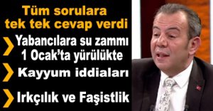 TANJU ÖZCAN TÜM SORULARA TEK TEK CEVAP VERDİ