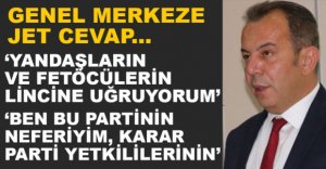 TANJU ÖZCAN'DAN GENEL MERKEZE CEVAP