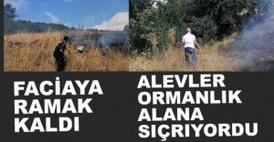 TARLALIK ALANDA KORKUTAN YANGIN