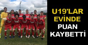 U19'LAR EVİNDE PUAN KAYBETTİ