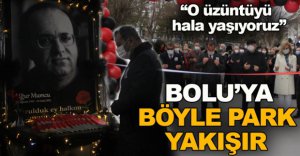 UĞUR MUMCU PARKI YENİLENDİ