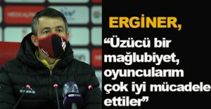 REHA ERGİNER MAÇ SONU AÇIKLAMA YAPTI