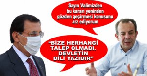 VALİ ÜMİT'TEN BAŞKAN ÖZCAN'A CEVAP