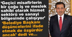 VALİ ÜMİT'TEN GEÇİCİ MİSAFİR AÇIKLAMASI