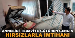ANNESİNİ TEDAVİYE GÖTÜREN GENCİN HIRSIZLARLA İMTİHANI