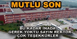 BAİBÜ HASTANESİNDE MUTLU SON