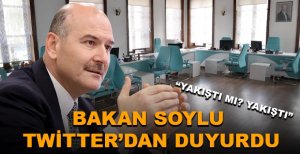BAKAN SOYLU TWİTTER’DAN DUYURDU