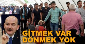 BAKAN SOYLU'DAN SURİYELİ AÇIKLAMASI