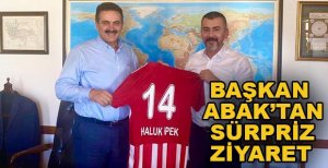 BAŞKAN ABAK’TAN SÜRPRİZ ZİYARET