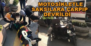 BETON SAKSIYA ÇARPIP DEVRİLDİ