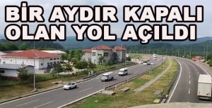 BİR AYDIR KAPALI OLAN YOL AÇILDI