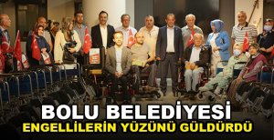 BOLU BELEDİYESİ ENGELLİLERİN YÜZÜNÜ GÜLDÜRDÜ
