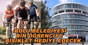 BOLU BELEDİYESİ’NDEN BİN ÖĞRENCİYE HEDİYE BİSİKLET