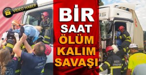 BOLU DAĞI'NDA BİR SAAT ÖLÜM KALIM SAVAŞI