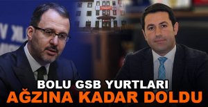 BOLU GSB YURTLARI AĞZINA KADAR DOLDU