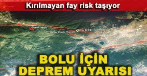 BOLU İÇİN  DEPREM UYARISI