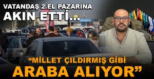 BOLU İKİNCİ EL OTO PAZARINDA YILBAŞI YOĞUNLUĞU
