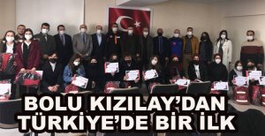 BOLU KIZILAY’DAN TÜRKİYE’DE BİR İLK