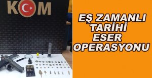BOLU MERKEZLİ ÜÇ İLDE TARİHİ ESER OPERASYONU