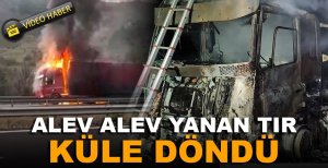 BOLU PLAKALI TIR ALEV ALEV YANDI