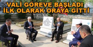 BOLU VALİSİ İLK OLARAK ORAYI ZİYARET ETTİ
