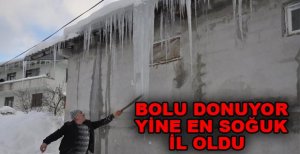 BOLU YİNE BUZ KESİYOR