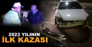 BOLU'DA 2023 YILININ İLK KAZASI