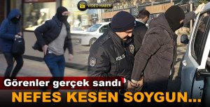 BOLU’DA FİLM SAHNELERİNİ ARATMAYAN KUYUMCU SOYGUNU