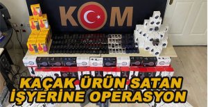 BOLU’DA KAÇAK ELEKTRONİK ÜRÜN SATAN İŞYERİNE OPERASYON