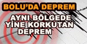 BOLU’DA O BÖLGE BEŞİK GİBİ SALLANIYOR